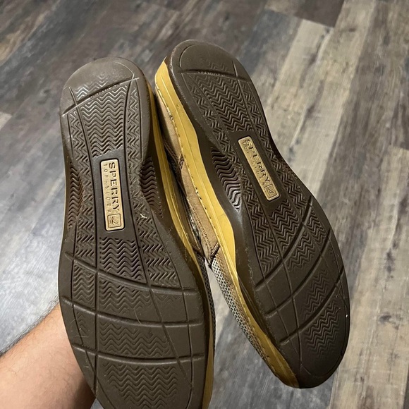 Sperry Men's Tan and Brown Boat-shoes - Picture 4 of 4